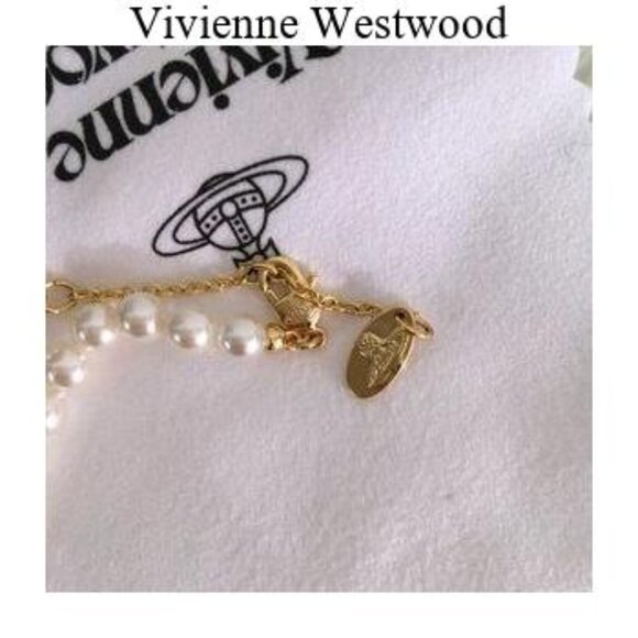 Vivienne westwood pearl orb bracelet - Picture 2 of 5